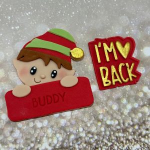 2025 Elf on the Shelf - box of 2 cookies (one personalised)