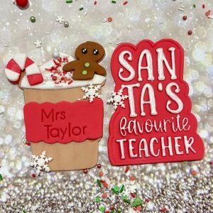 2025 Teacher's gifts - Box of 2 cookies (1 personalised)