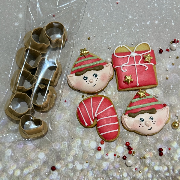 2025 Mini Christmas Cookies - pack of 4 Elf I'm Back - Image 2