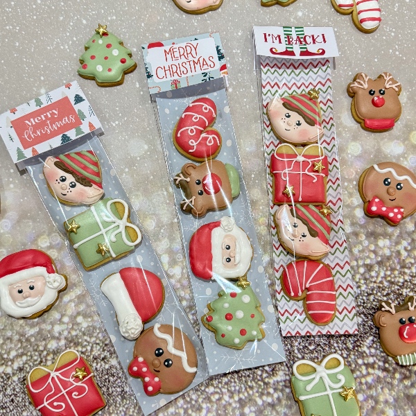 2025 Mini Christmas Cookies - pack of 4